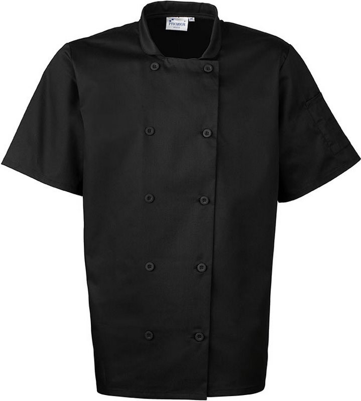 Premier Short Sleeve Chefs Jacket