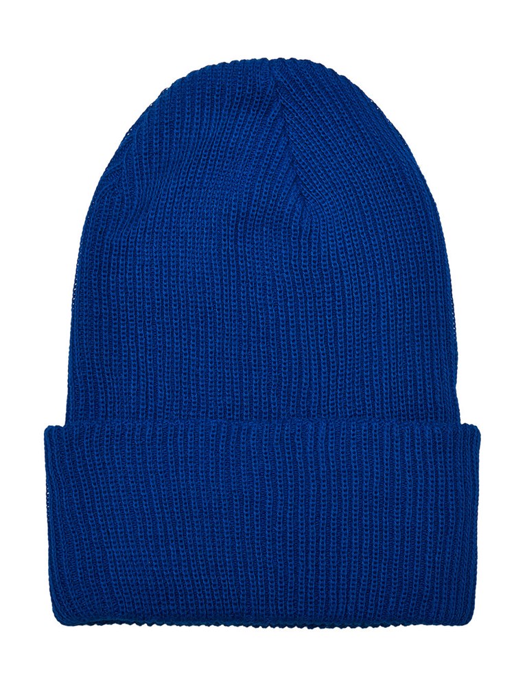 Recycled Yarn Ribbed Knit Beanie