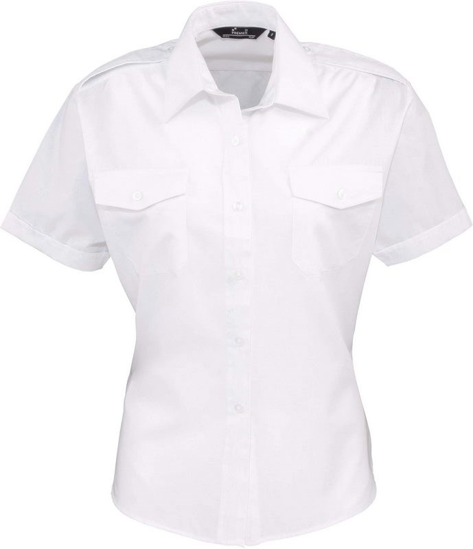 Premier Ladies Pilot Short Sleeved Shirt