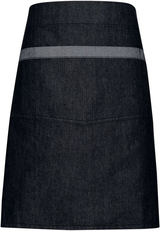 Premier Domain - Contrast denim waist apron