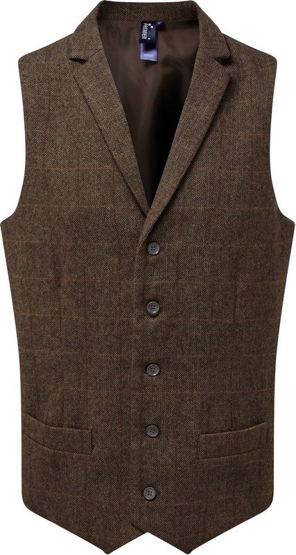 Premier Men's herringbone waistcoat