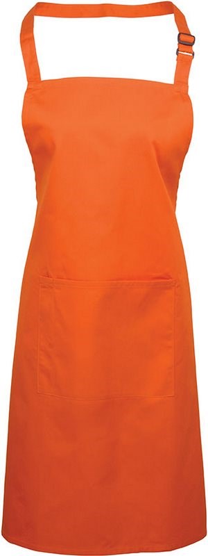 Premier Colours Bib Apron With Pocket